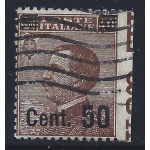 1923 Regno, n° 139w Michetti non dentellato a destra , VARIETA' USATA