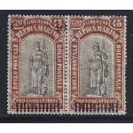 1924 SAN MARINO, n° 103a COPPIA Pro Combattenti sovr. MNH/** RARA VARIETA'