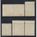 1927-28  Grecia, n. 371 e 374 , Navarino 6 valori , MNH**
