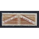 1928 SAN MARINO, Pacchi Postali , n. 10c , 3 Lire bistro e carminio , MLH* - Doppia stampa bistro -  Certificato - Expertise Raybaudi
