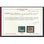 1931 SAN MARINO, Tasse n° 44b MNH/** Cert. Raybaudi