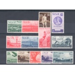 1936 Italia, Regno, Bimillenario nascita di Orazio , 13 valori - serie completa - MNH** n. 398/05 + Posta Aerea 95/99