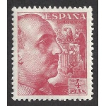 1939-41 SPAGNA/SPAIN - n° 690 Generale Franco  4 Ptas carminio MNH/**