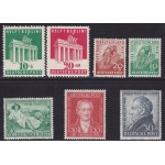 1948-49 BIZONA, n° 69/70+74/78 7 valori MNH/** cat. € 80