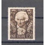 1949 Italia - Repubblica , Alfieri 1 valore , n° 605 , MNH**