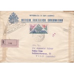 1952 SAN MARINO - PA n° 108 200 Lire  su BUSTA PRIMO GIORNO