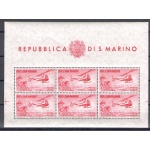 1961 San Marino , Annata Completa , francobolli nuovi 22 valori + 2 Foglietti (Elicottero + Europa 1961) - MNH**