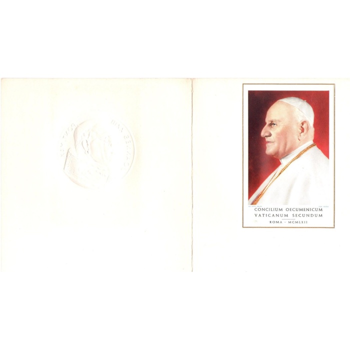 1962 Vaticano ,Concilio Ecumenico Vaticano II Cartoncino