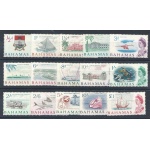 1965 Bahamas - SG. n° 247/261 , Elisabetta II , 15 valori , MNH**