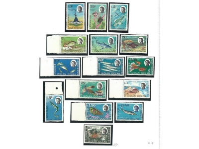 1968-76 OCEAN INDIEN - BIOT, Catalogo Yvert dal n. 1 al n. 89 + 2 Foglietti -  Collezione MNH** Totale € 400