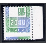 1978 Italia - Repubblica , 2000 Lire Alti Siracusana Mancante , dentellatura fortemente spostata in senso verticale, n° 1439 MNH**