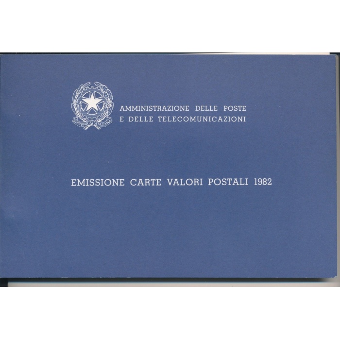 1982 ITALIA - Libretto Ufficiale Ministero poste e telecomunicazioni MNH**