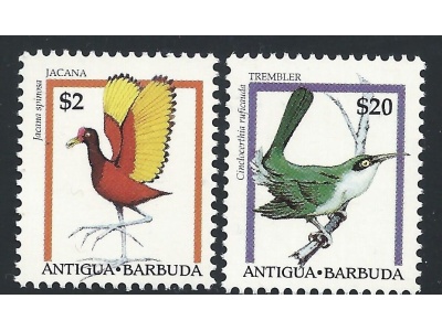 1995 ANTIGUA - Uccelli, alti valori, YT 1830/1831  2 valori  MNH**