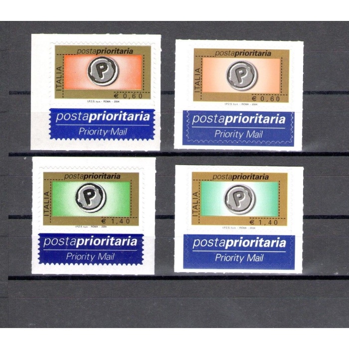1999/2008 Repubblica Posta Prioritaria Serie completa 38 val n° 2455A/3122