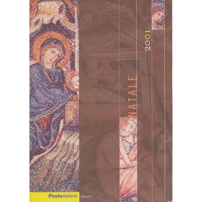 2001 Italia - Repubblica , Folder Francobolli - Festa Natale , MNH**