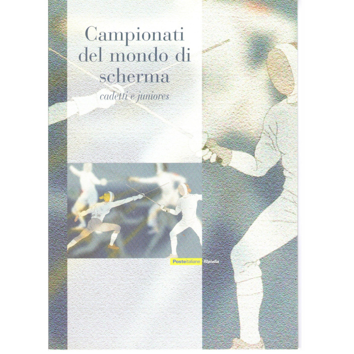 2003 Italia - Repubblica , Folder - Campionati Mondiali di Scherma - Folder n° 56 MNH**