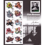 2005 Stati Uniti, Personaggi - Jim Henson- n° 4142/4152  Minifoglio di 11 MNH/**