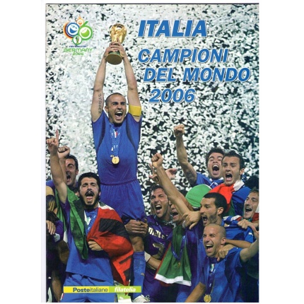 2006 Repubblica Francobolli Folder Italia Campioni del Mondo di Calcio MNH**