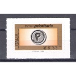 2006 Repubblica Posta Prioritaria 0.60 cent aranc oro nero grigio n° 2984 MNH**