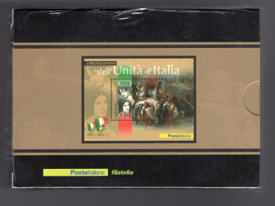 2011 Italia,  Foglietti Argento 150 Anniversario Unità' Italia 16 Foglietti , La Collezione Completa , MNH**