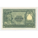 Cinquanta Lire "Italia Elmata"
