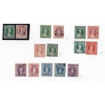 1861-81 GRENADA, 15 values of the period - 2 signed Oliva
