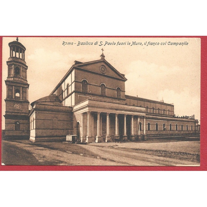 1917 ROMA, Basilica di San Paolo fuori le Mura VIAGGIATA