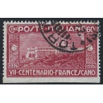 1926 REGNO, n° 195e USATO  NON DENTELLATO IN BASSO VARIETA'
