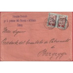 1928 Regno, n° 232 coppia su lettera