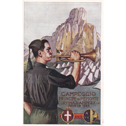 1929 CAMPEGGIO PRINCIPI DI PIEMONTE - CORTINA D'AMPEZZO  NUOVA
