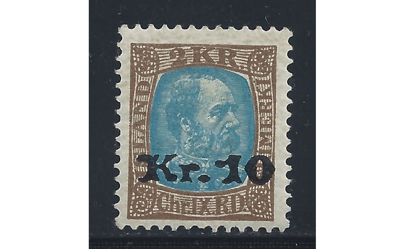 1929  ISLANDA, n. 121 - 10 Korone. su 2 korone  - MLH*