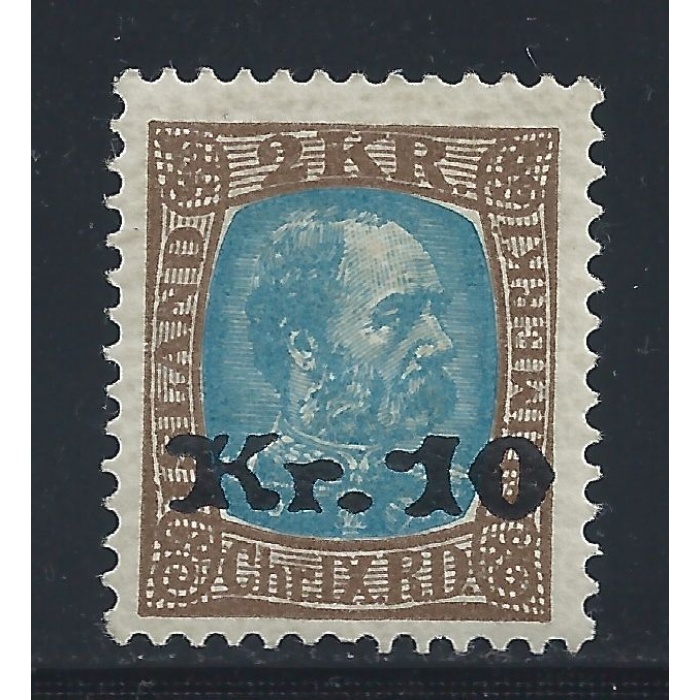 1929  ISLANDA, n. 121 - 10 Korone. su 2 korone  - MLH*