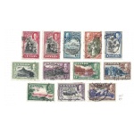 1935-36 CEYLON - SG 368/378 11 valori  USED