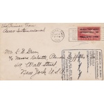 1935 First Flight Havana - Miami  'Tren Aereo Internacional' annullo speciale