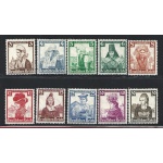 1935 Germania, n° 547/556 Soccorso invernale  MNH/**