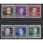 1936  AUSTRIA - n. 489/494 , Tecnici ed Inventori , MNH**