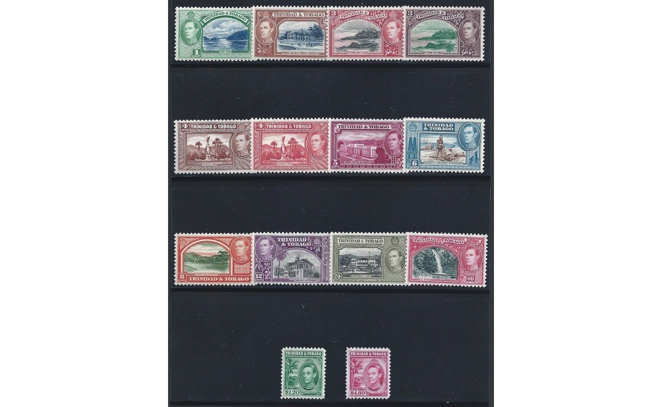 1938-44  Trinidad and Tobago - Stanley Gibbons n. 246/256 - MLH*