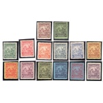 1938-47 BARBADOS 14 val SG n° 248/252 MLH*