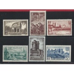 1938 FRANCIA   - Vedute e Soggetti vari - n° 388/493 - 6 valori - MNH**