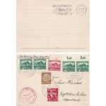 1938 GERMANIA  Luftschiff LZ 130 Si 456 Sudetenland Fahrt