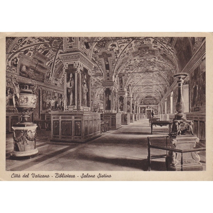 1939 Vaticano  n. 69 Anno Santo 75 c. su cartolina per Vienna
