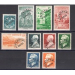 1943-51 Monaco Preannullati 10 val n° 1/10 MNH/**