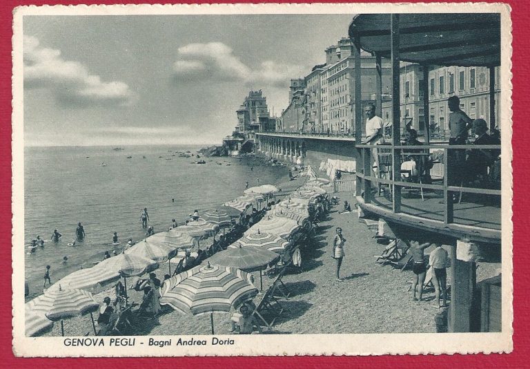 1948-GENOVA-PEGLI-Bagni-Andrea-Doria-VIAGGIATA-222745994981 1948 GENOVA PEGLI, Bagni Andrea Doria VIAGGIATA