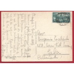 1948 Risorgimento, n° 586 12 Lire isolato su cartolina