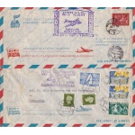 1949 OLANDA ,  Primo Volo AMSTERDAM-PARAMARIBO e ritorno