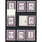 1950 SURINAME - Tasse n° 39/46  8 valori  MNH/**