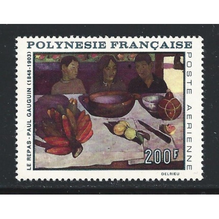 1968 POLINESIA - Quadro di Gauguin - Posta Aerea n. 25 - Le repas  MNH**