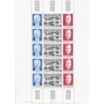 1987 MONACO, n° 1562-64  Minifoglio da 10 valori  MNH**
