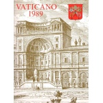 1989 Vaticano , Raccolta annuale delle emissioni Filateliche - Francobolli nuovi all'interno - MNH**
