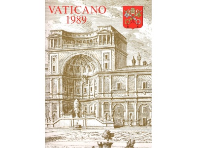 1989 Vaticano , Raccolta annuale delle emissioni Filateliche - Francobolli nuovi all'interno - MNH**